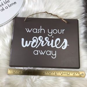 Target Farmhouse Boho Laundry decor duo